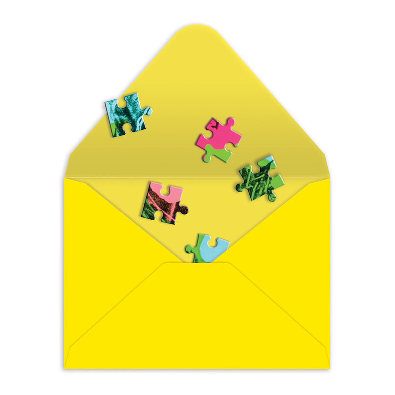 Andy Warhol Flowers Greeting Card Puzzle Greeting Card Puzzles Andy Warhol Collection 