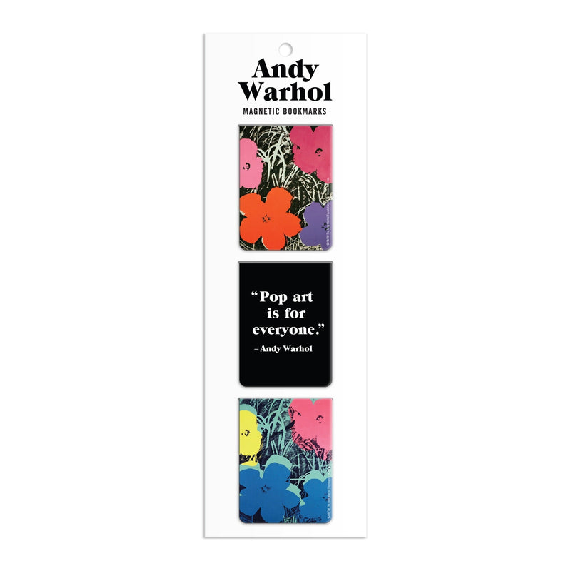Andy Warhol Flowers Magnetic Bookmarks Andy Warhol 