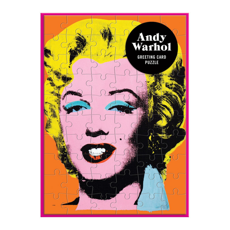 Andy Warhol Marilyn Greeting Card Puzzle Greeting Card Puzzles Andy Warhol Collection 