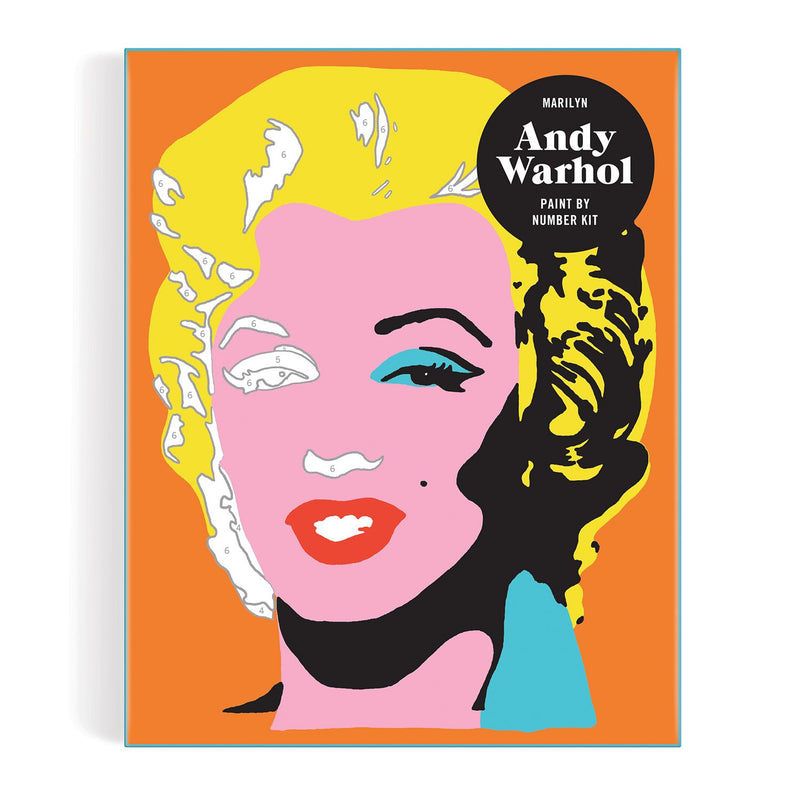 Andy Warhol Marilyn Paint By Number Kit Paint By Number Kits Andy Warhol 