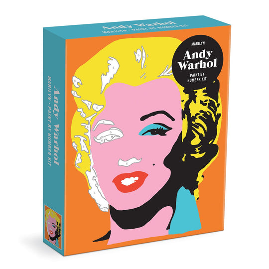 Andy Warhol Marilyn Paint By Number Kit Paint By Number Kits Andy Warhol 