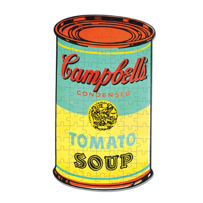 Andy Warhol Mini Shaped Puzzle Campbell's Soup Mini-Shaped Puzzles Galison 