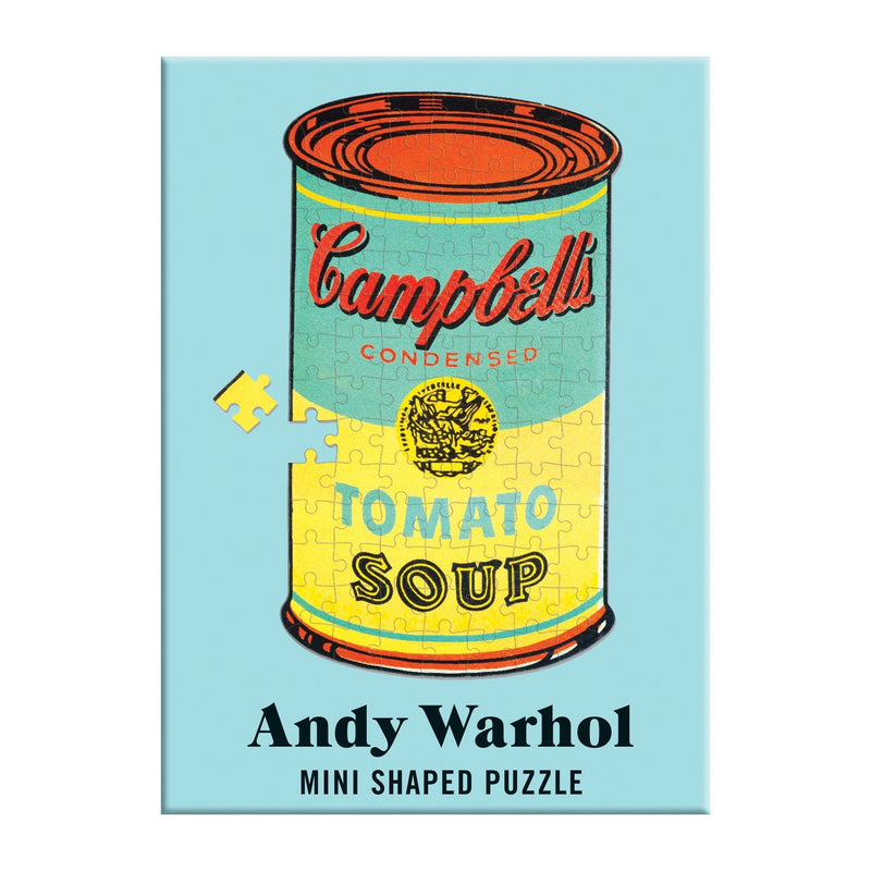 Andy Warhol Mini Shaped Puzzle Campbell's Soup Mini-Shaped Puzzles Galison 