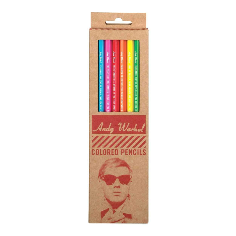 Andy Warhol Philosophy 2.0 Colored Pencils Pens and Pencils Galison 