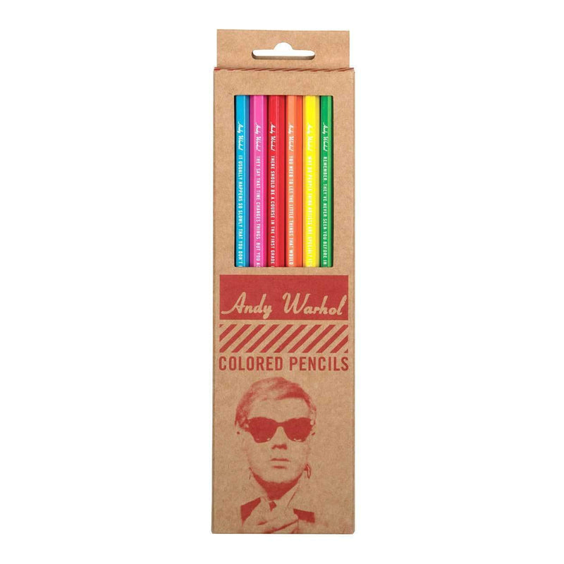 Andy Warhol Philosophy 2.0 Colored Pencils Pens and Pencils Galison 