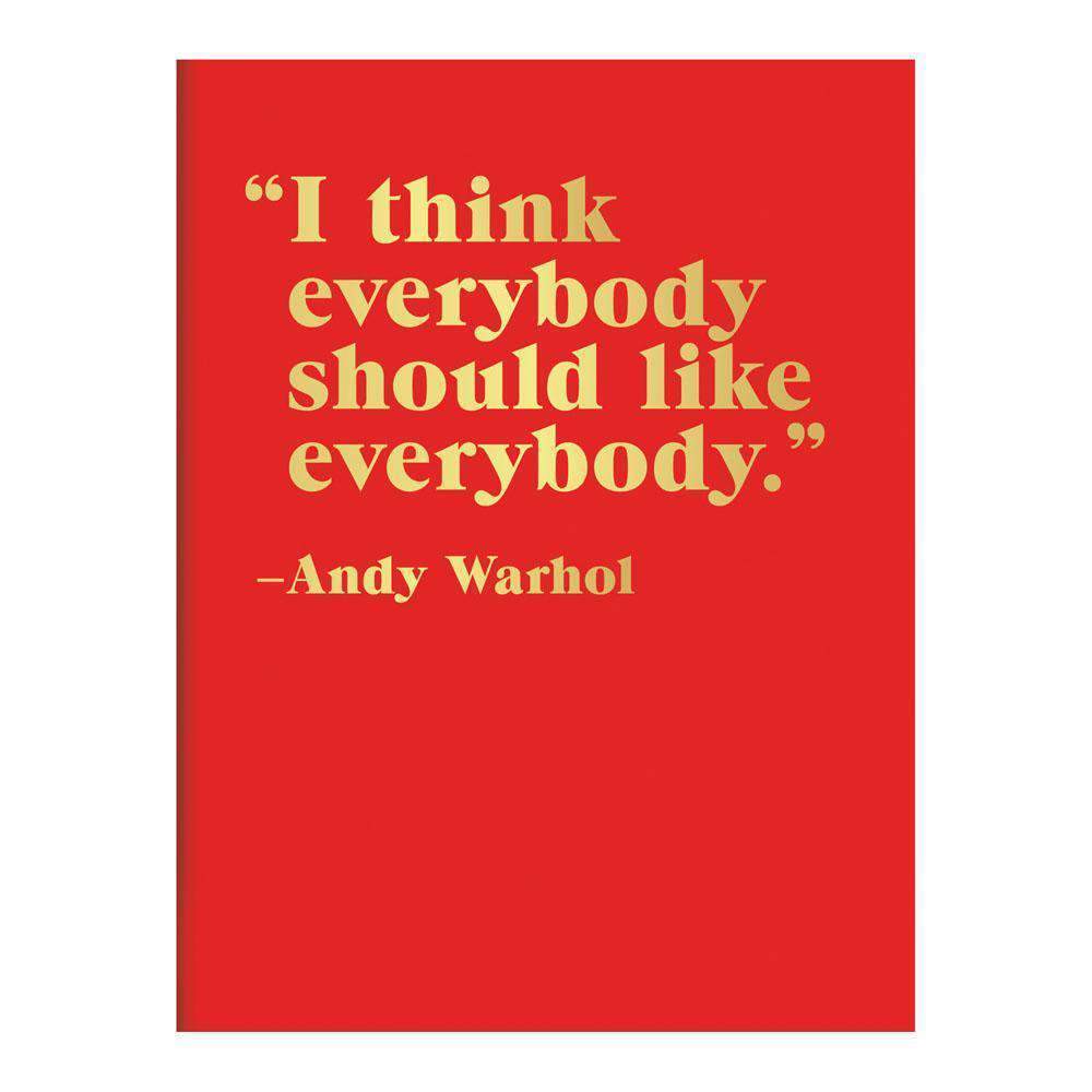 Andy Warhol Philosophy Greeting Assortment Notecards Greeting Cards Galison 
