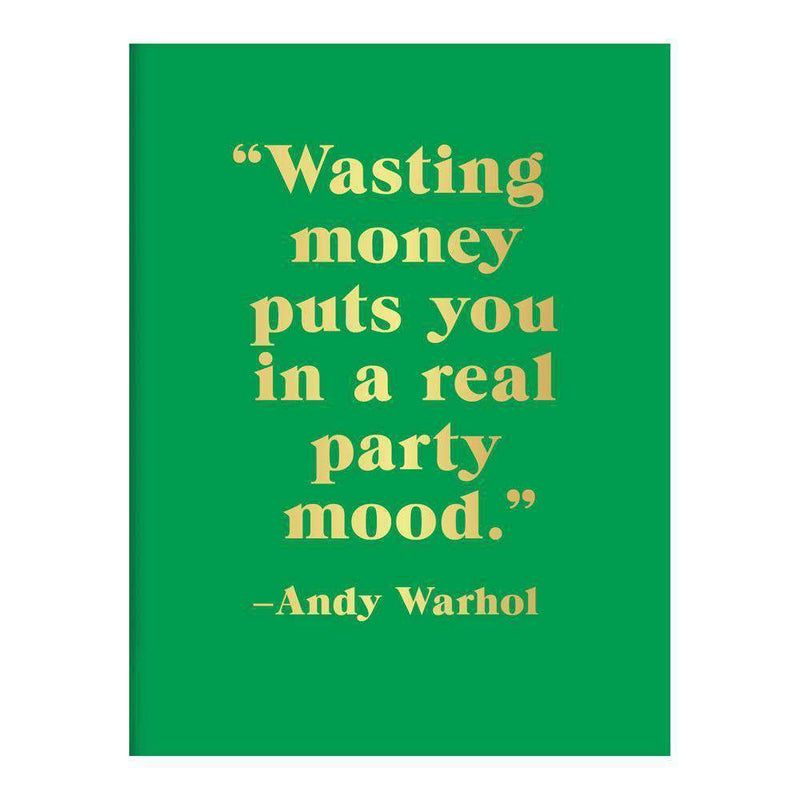 Andy Warhol Philosophy Greeting Assortment Notecards Greeting Cards Galison 
