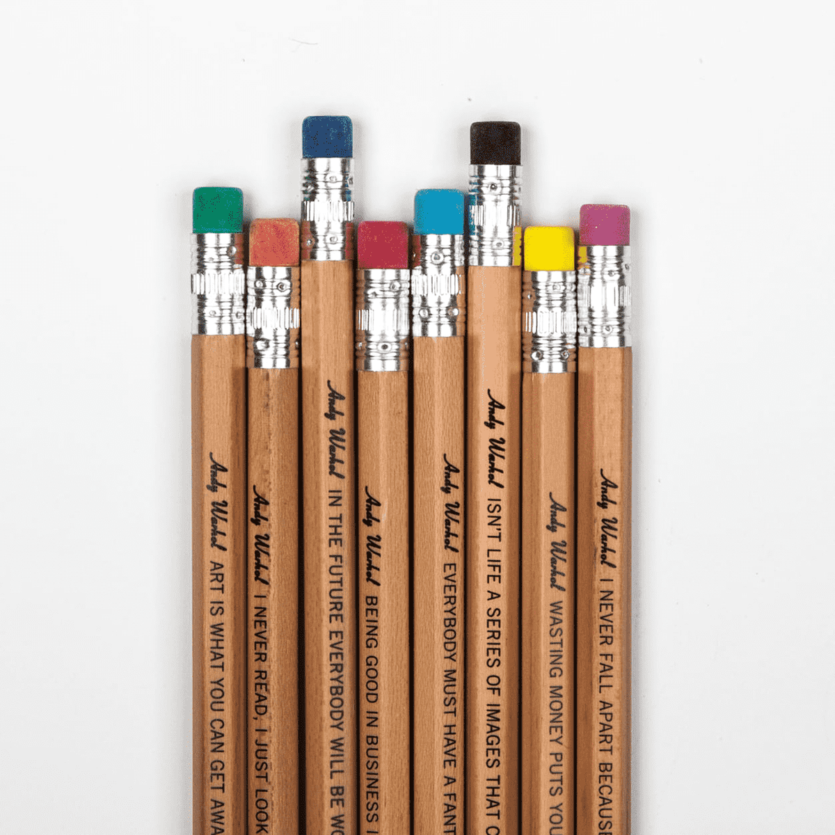 Andy Warhol Philosophy Pencils Pens and Pencils Galison 