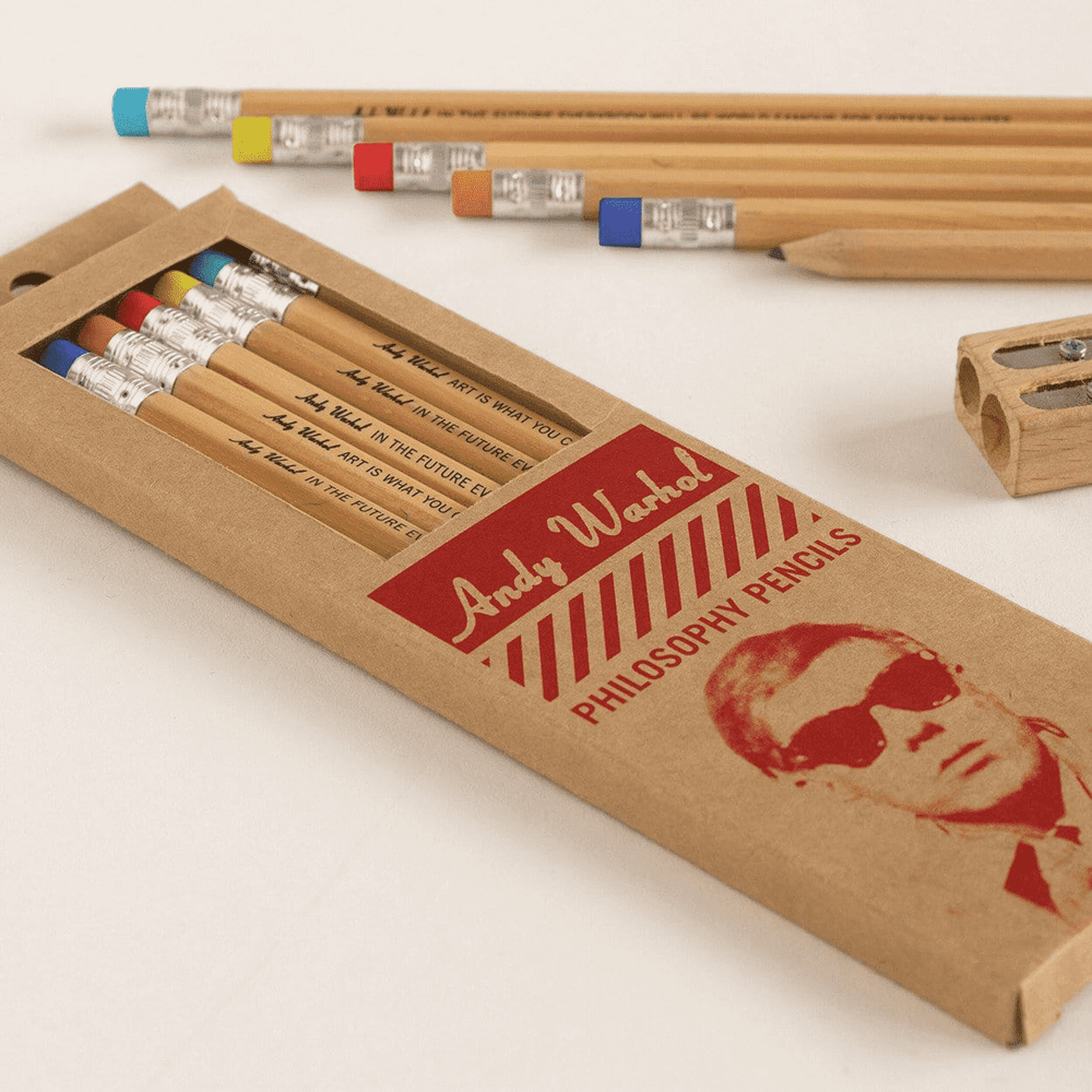 Andy Warhol Philosophy Pencils Pens and Pencils Galison 