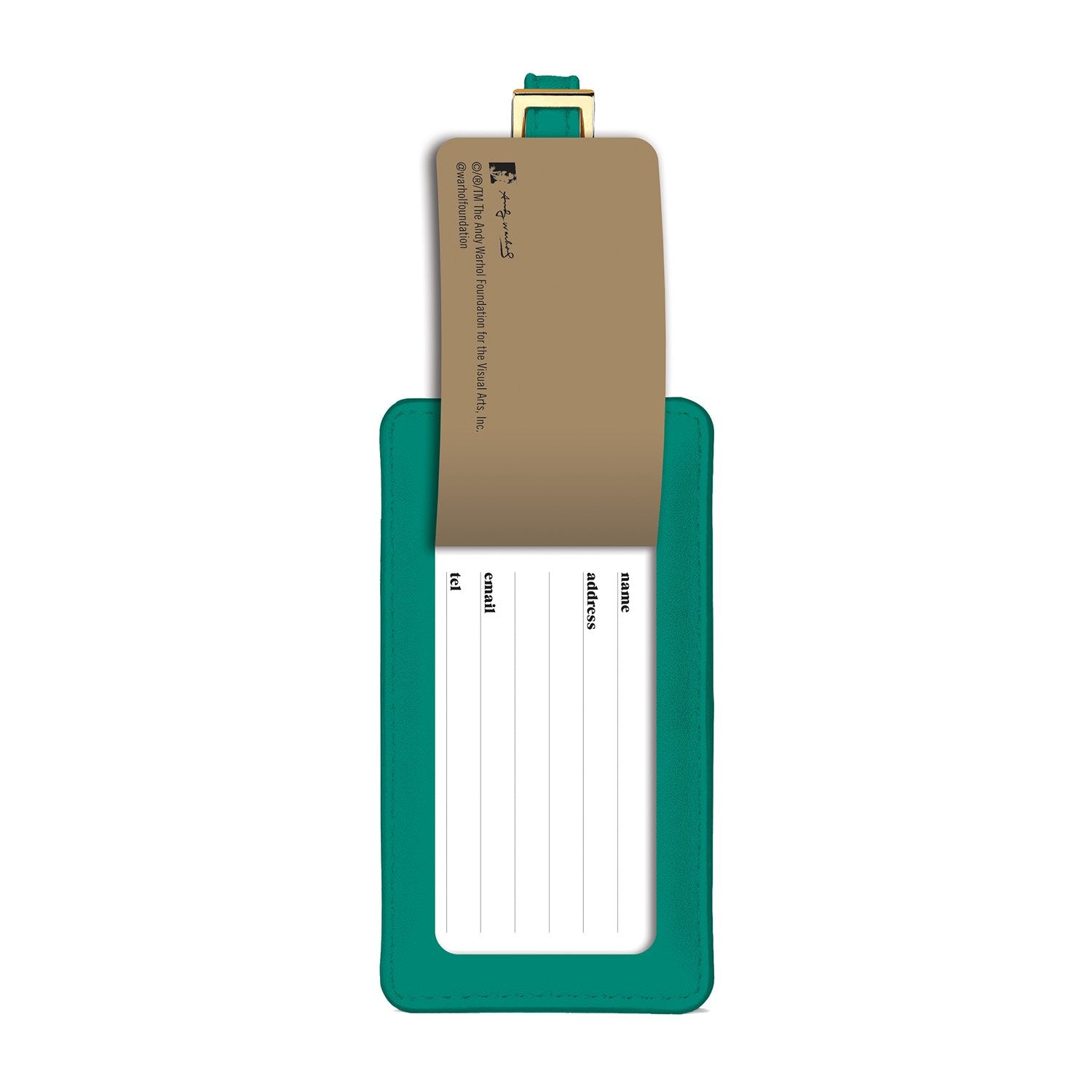 Galison Andy Warhol Quotation Luggage Tag - Thumbnail 3