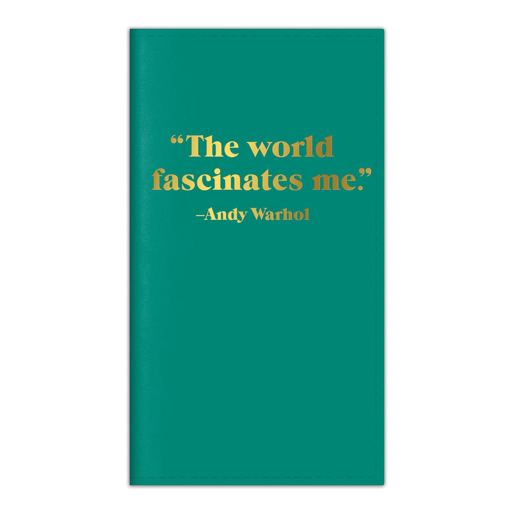 Andy Warhol Quotation Travel Journal Journals and Notebooks Galison 