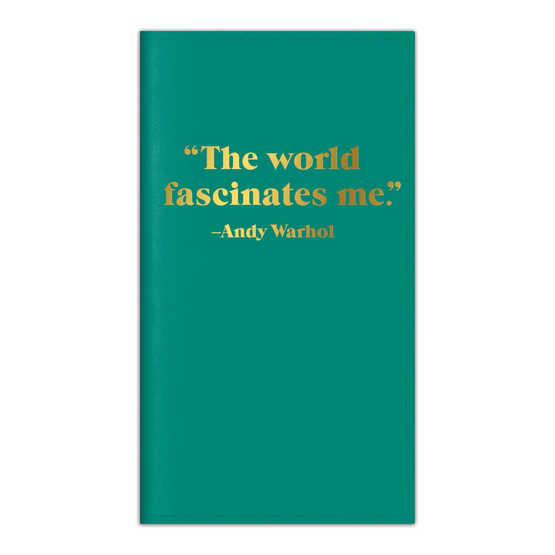 Andy Warhol Quotation Travel Journal Journals and Notebooks Galison 