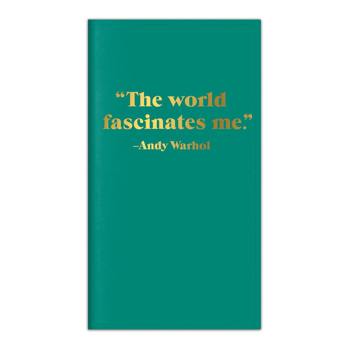Andy Warhol Quotation Travel Journal Journals and Notebooks Galison 
