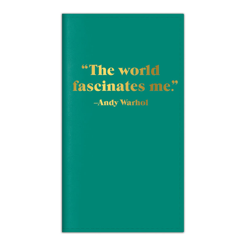 Andy Warhol Quotation Travel Journal Journals and Notebooks Galison 