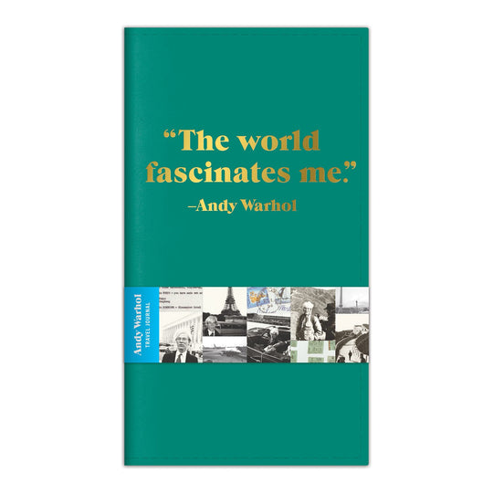 Andy Warhol Quotation Travel Journal Journals and Notebooks Galison 