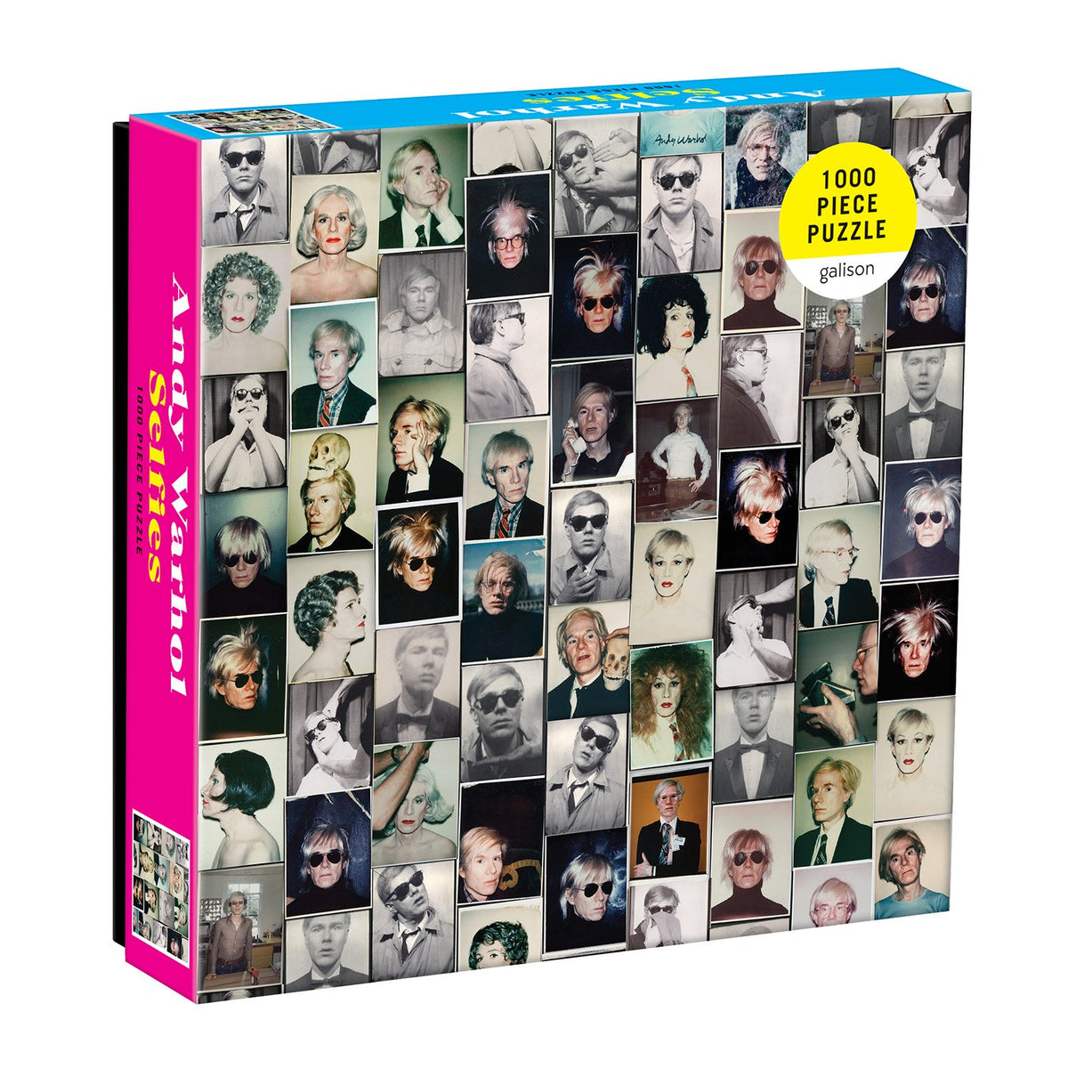 Andy Warhol Selfies 1000 Piece Puzzle 1000 Piece Puzzles Galison 
