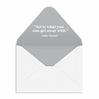 Andy Warhol Shaped Notecard Set Andy Warhol 