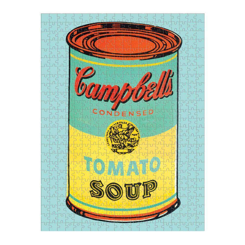 Andy Warhol Soup Can 2-sided 500 Piece Puzzle 2-sided 500 Piece Puzzles Galison 