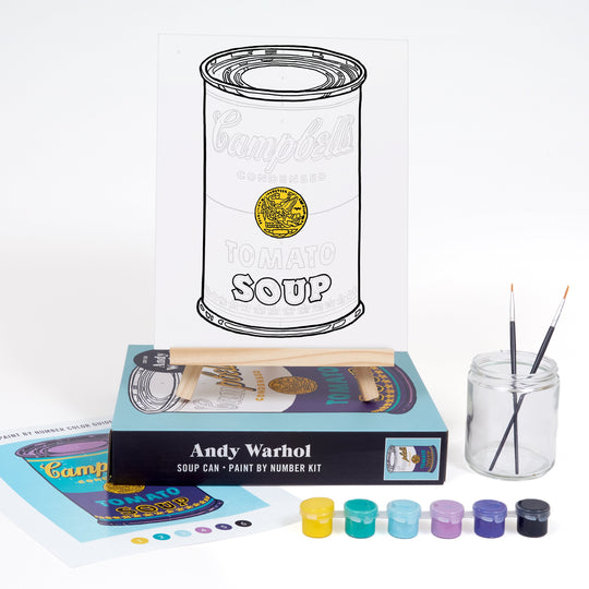 Andy Warhol Soup Can Paint By Number Kit Paint By Number Kits Andy Warhol 