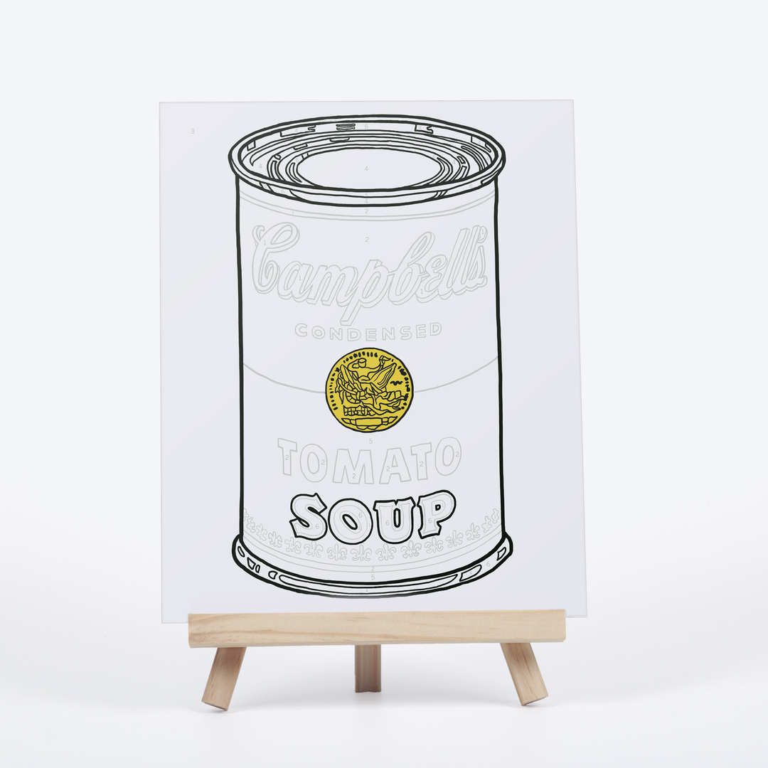 Andy Warhol Soup Can Paint By Number Kit Paint By Number Kits Andy Warhol 