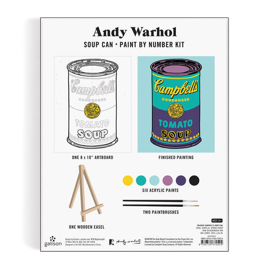 Andy Warhol Soup Can Paint By Number Kit Paint By Number Kits Andy Warhol 