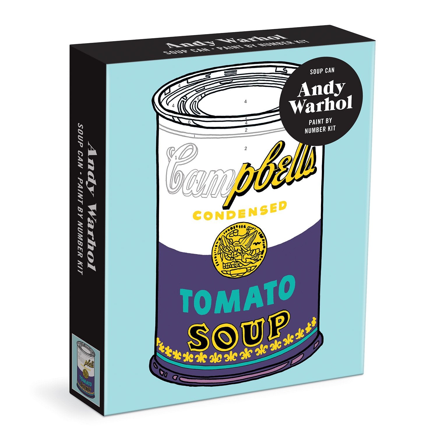 Andy Warhol Soup Can Paint By Number Kit | Galison
