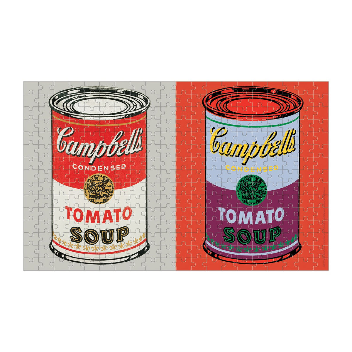 Andy Warhol Soup Cans 300 Piece Lenticular Puzzle 300 Piece Lenticular Puzzles Andy Warhol Collection 