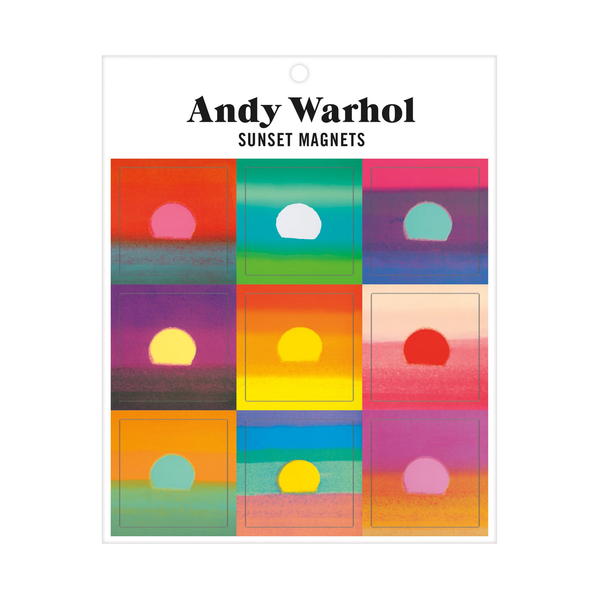 Andy Warhol Sunset Magnets Magnets Galison 