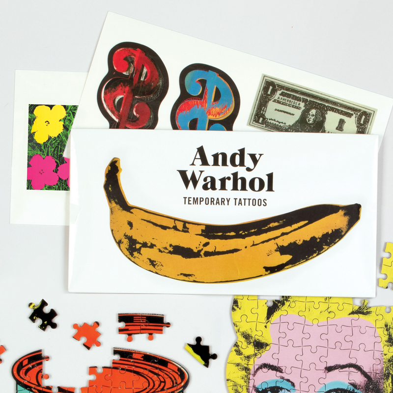 Andy Warhol Temporary Tattoo Set Temporary Tattoo Sets Galison 