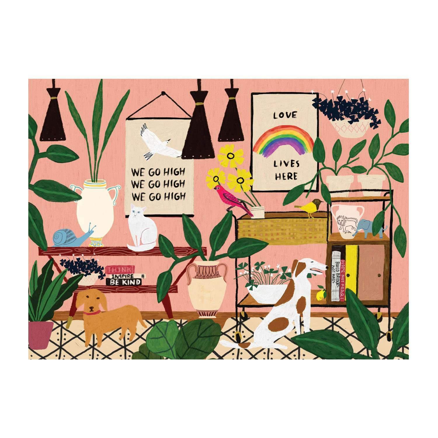 Anne Bentley Love Lives Here 1000-Piece Puzzle | Galison