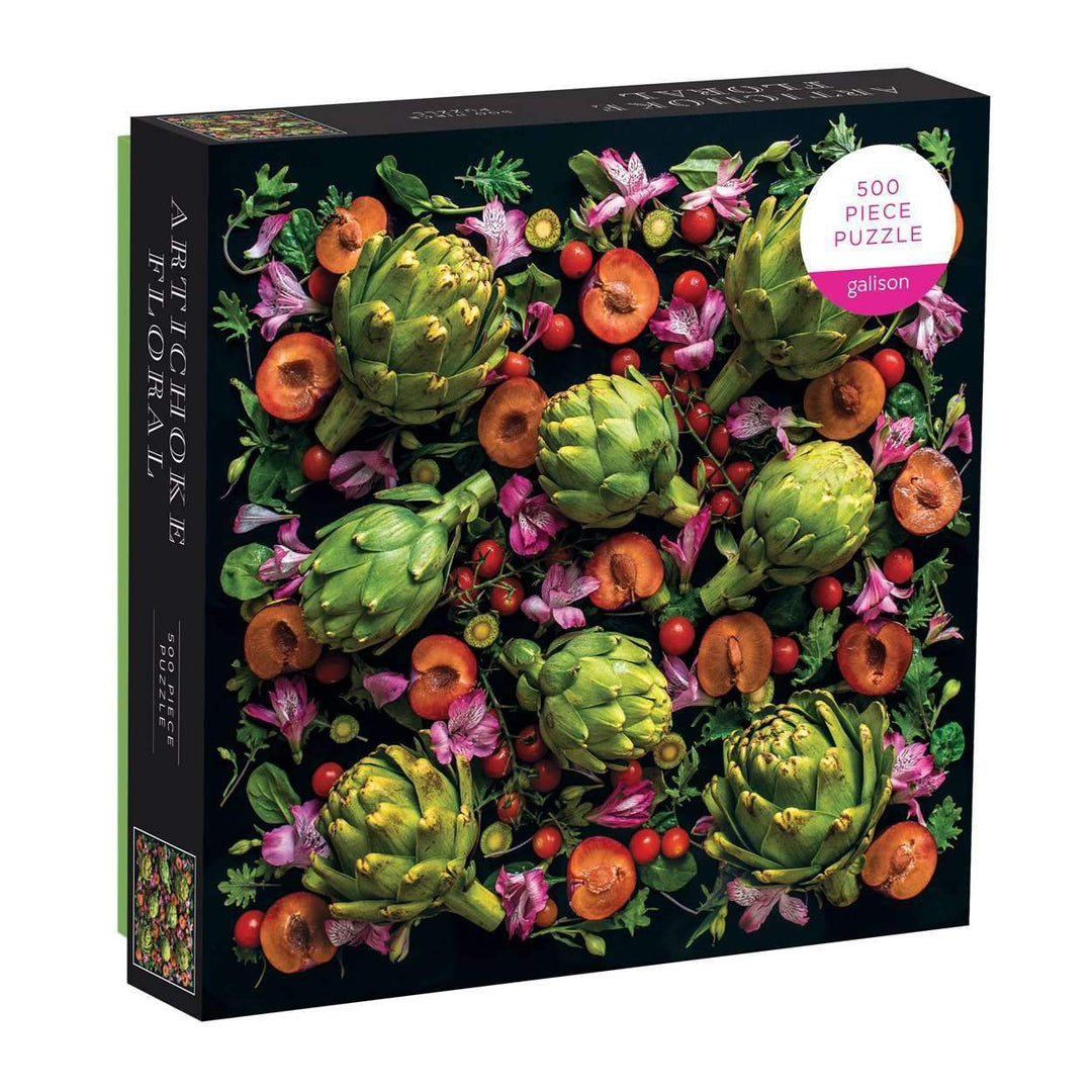 Artichoke Floral 500 Piece Puzzle 500 Piece Puzzles Galison 