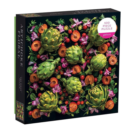 Artichoke Floral 500 Piece Puzzle 500 Piece Puzzles Galison 