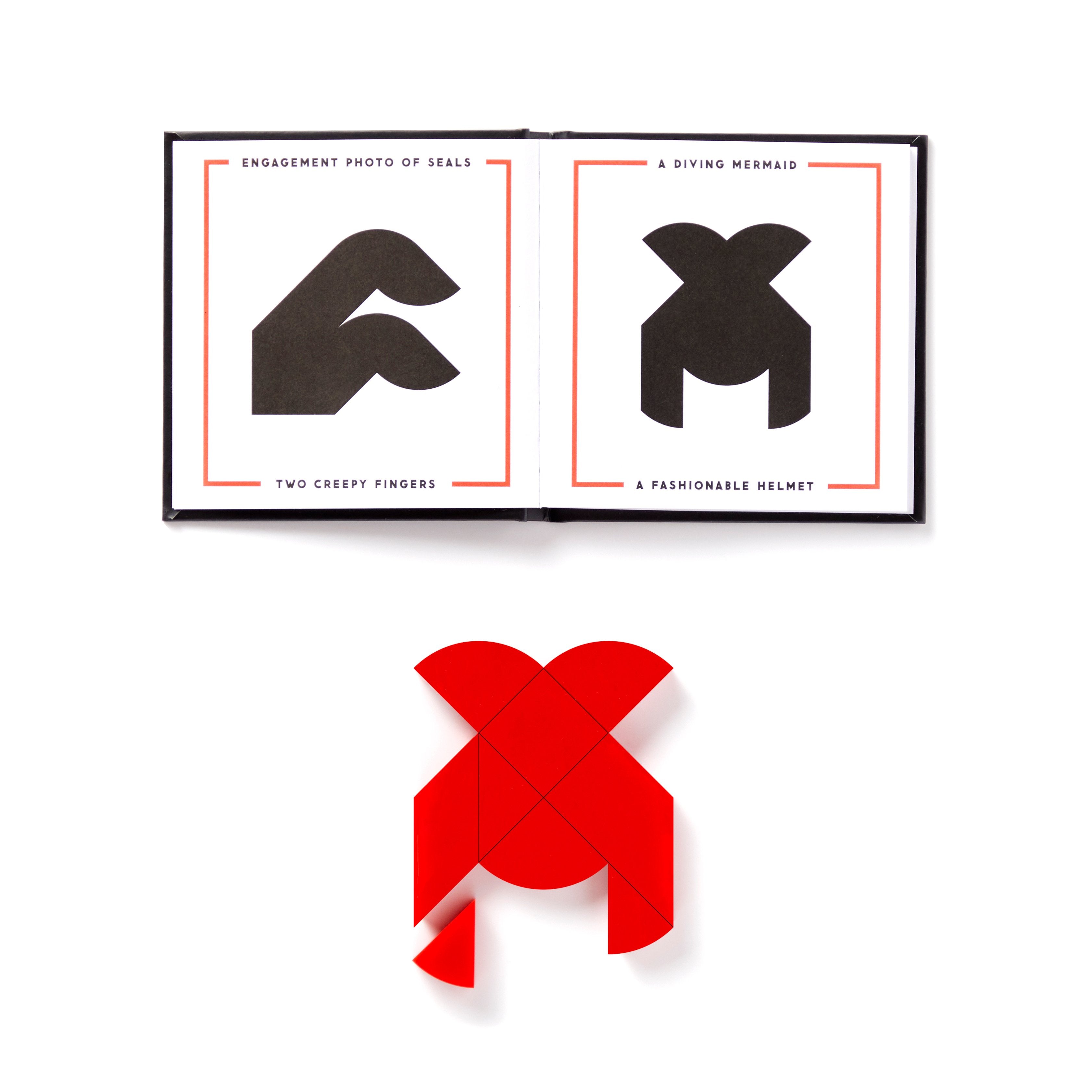遊戯王 No.1732　韓国トークンセット　漢拏山　トリハルバン　虎　ハルラサン At First Sight Tangram Puzzle | Galison