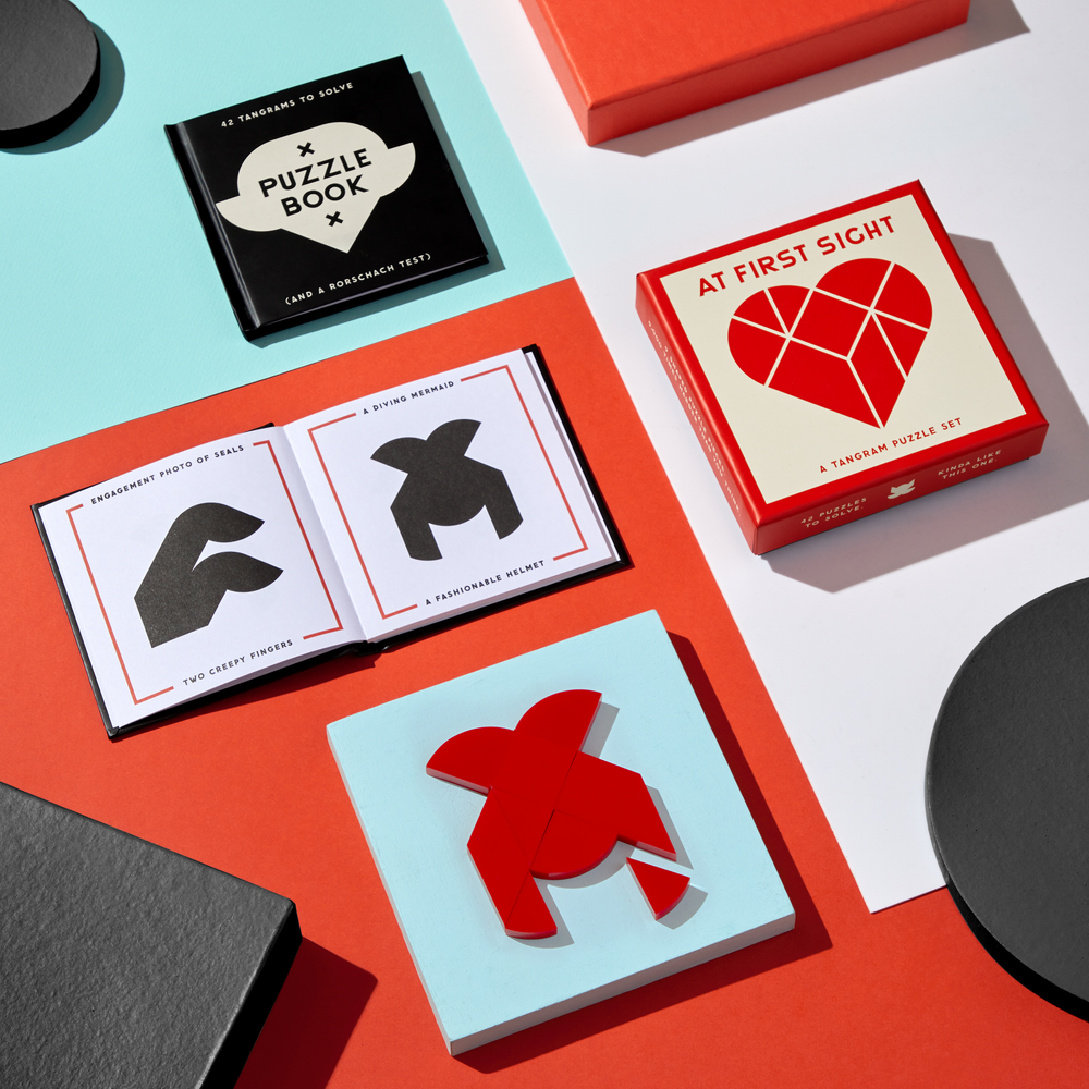 At First Sight Tangram Puzzle Galison 