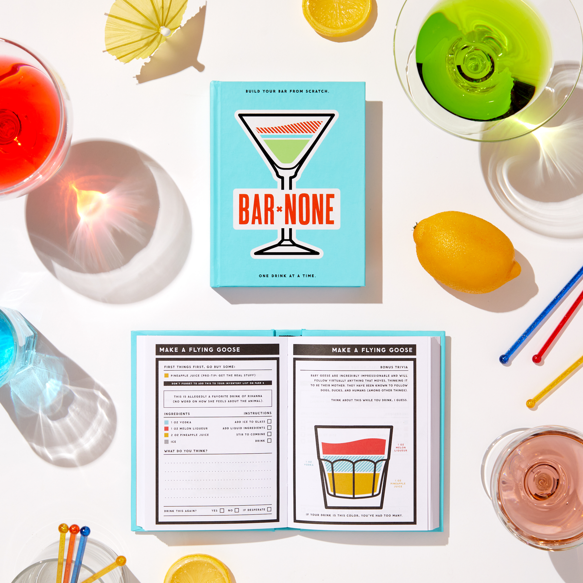 Bar None Drink Journal – Galison