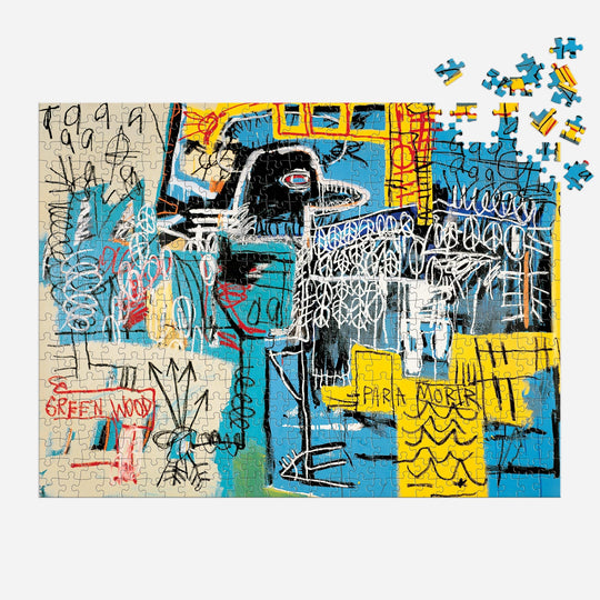 Basquiat Bird on Money 500 Piece Book Puzzle Jean-Michel Basquiat 