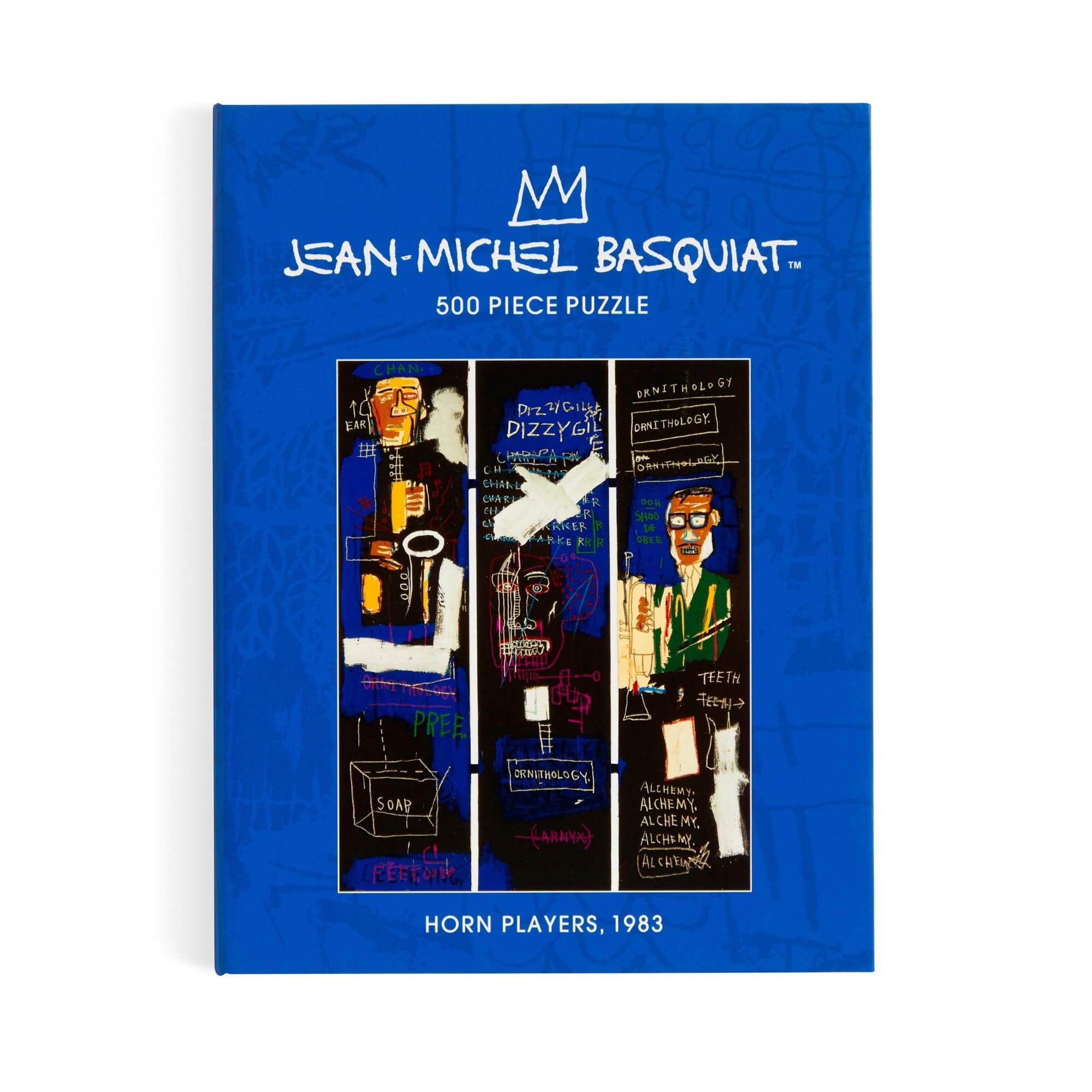 Basquiat Horn Players 500 Piece Book Puzzle – Galison