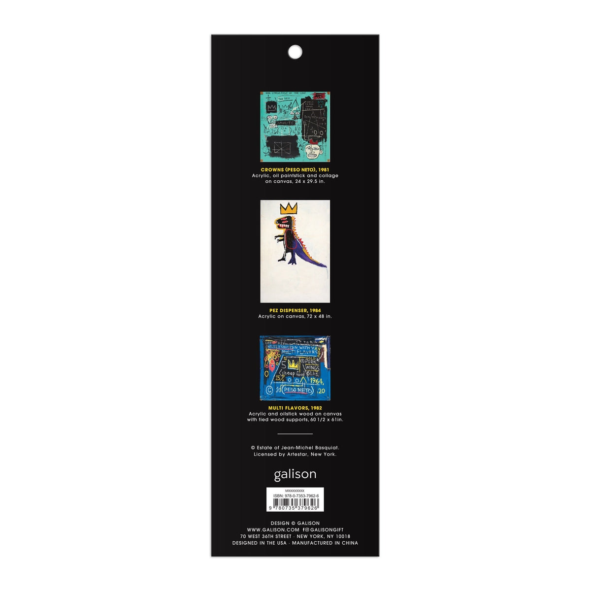 Basquiat Magnetic Bookmarks Jean-Michel Basquiat 