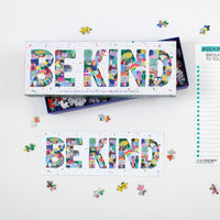 Be Kind 1000 Piece Panoramic Jigsaw Puzzle 1000 Piece Puzzles Sarah Walsh 