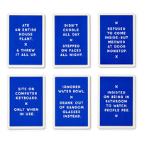 Because This Cat Is Embarrassing - Pet Shame/Praise Deck Card Game Brass Monkey 