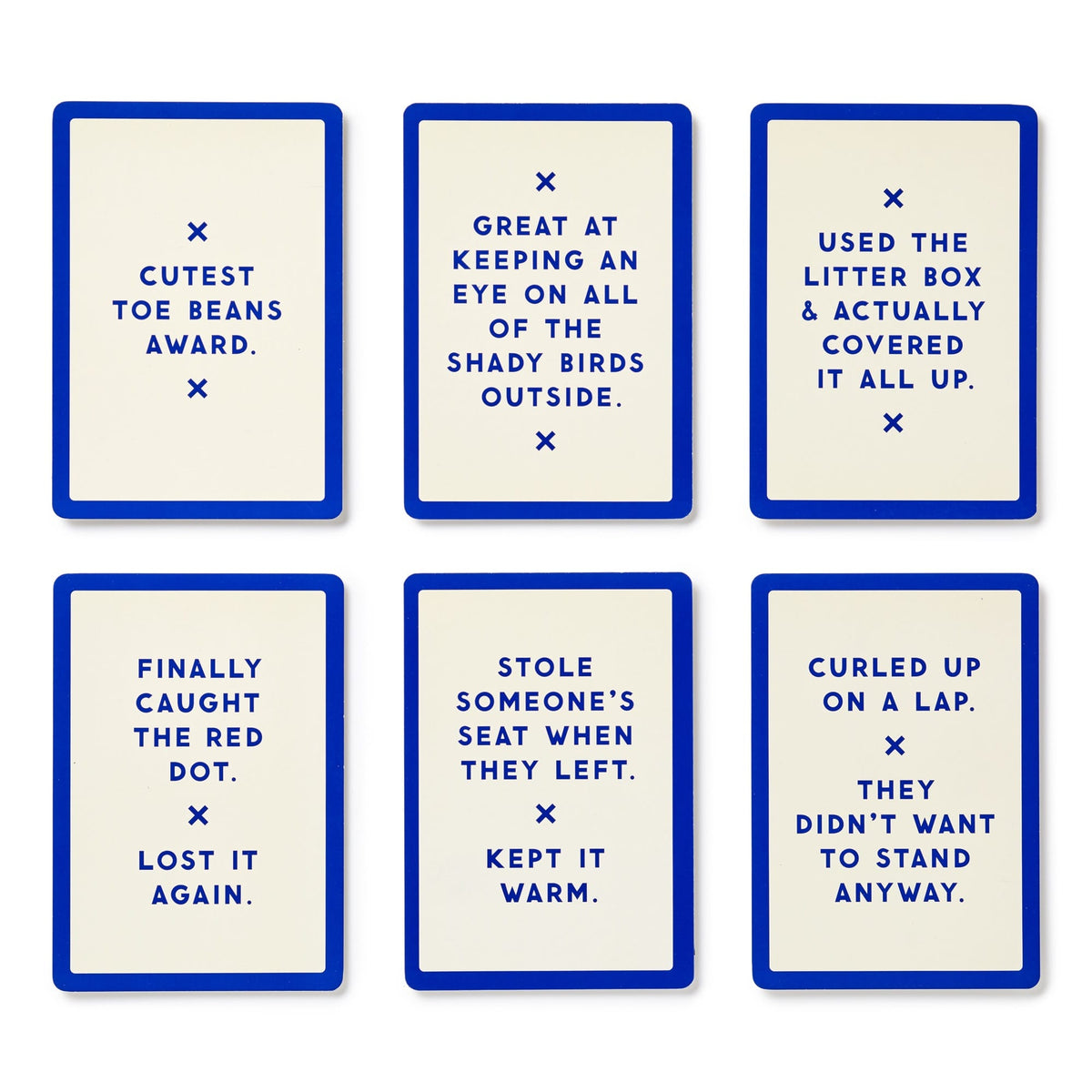 Because This Cat Is Embarrassing - Pet Shame/Praise Deck Card Game Brass Monkey 