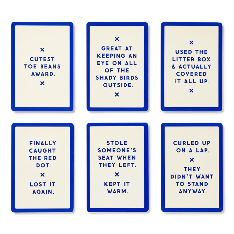 Because This Cat Is Embarrassing - Pet Shame/Praise Deck Card Game Brass Monkey 