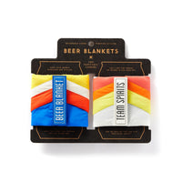 Beer Blanket Puffyvest Coozie Set Brass Monkey 