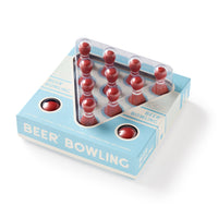 Beer Bowling Drinking Game Set Brass Monkey 