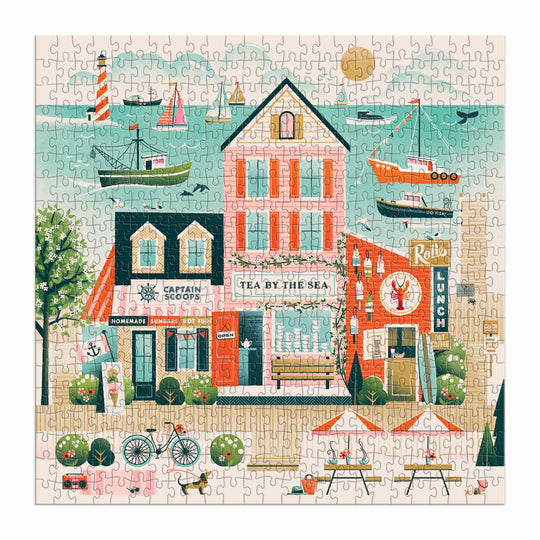 Beside the Sea 500 Piece Puzzle Laura Moyer 