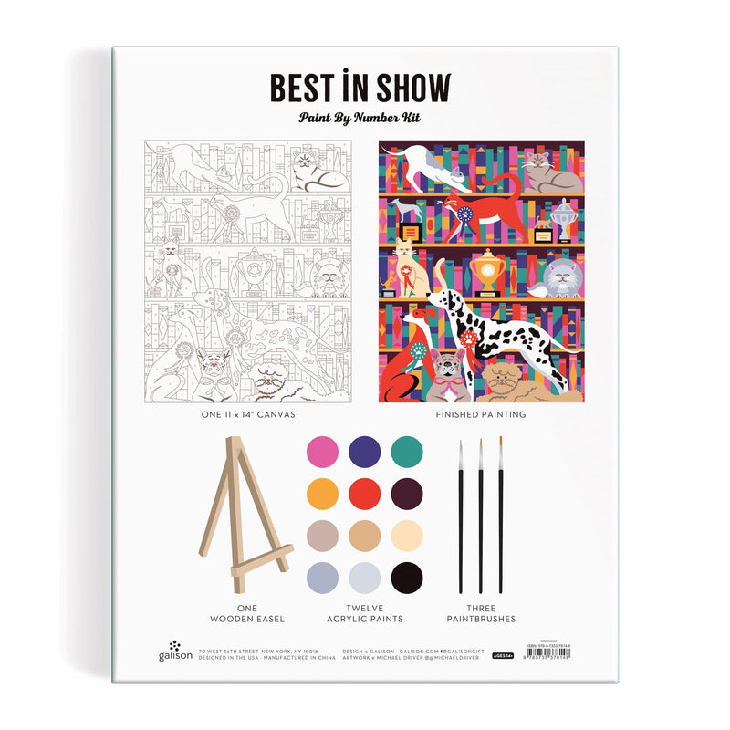 Best In Show 11 x 14 Paint By Number Kit – Galison