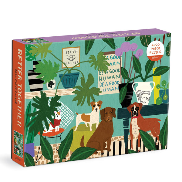 Better Together 1000 Piece Dog Puzzle | Galison