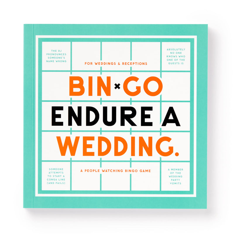 Bin-go Endure A Wedding Bingo Book Brass Monkey 