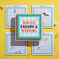 Bin-go Endure A Wedding Bingo Book Brass Monkey 