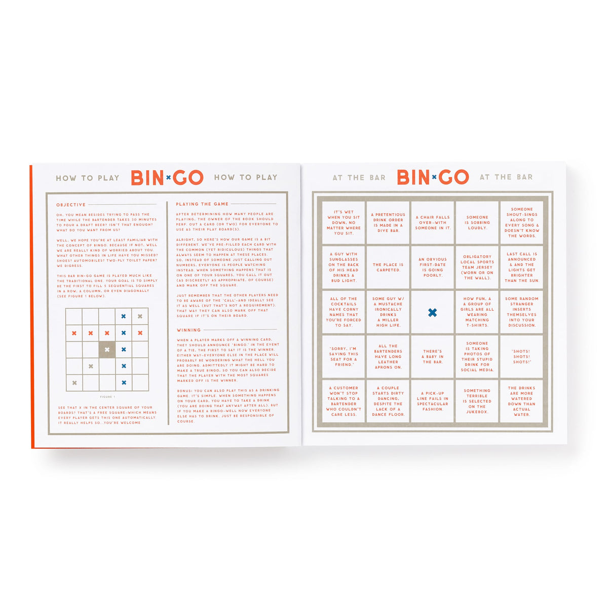 Bin-go Get Some Drinks Bingo Book Brass Monkey 